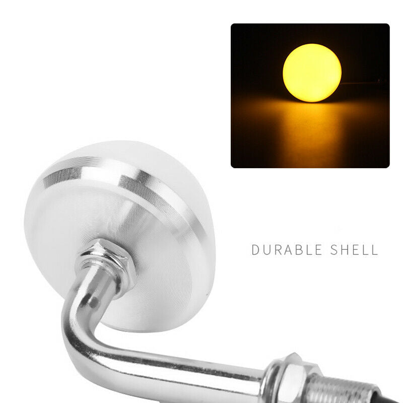 Motoorcycle Bikes LED Amber Lamp Rear Turn Signal Brake Light Decorate Indicator