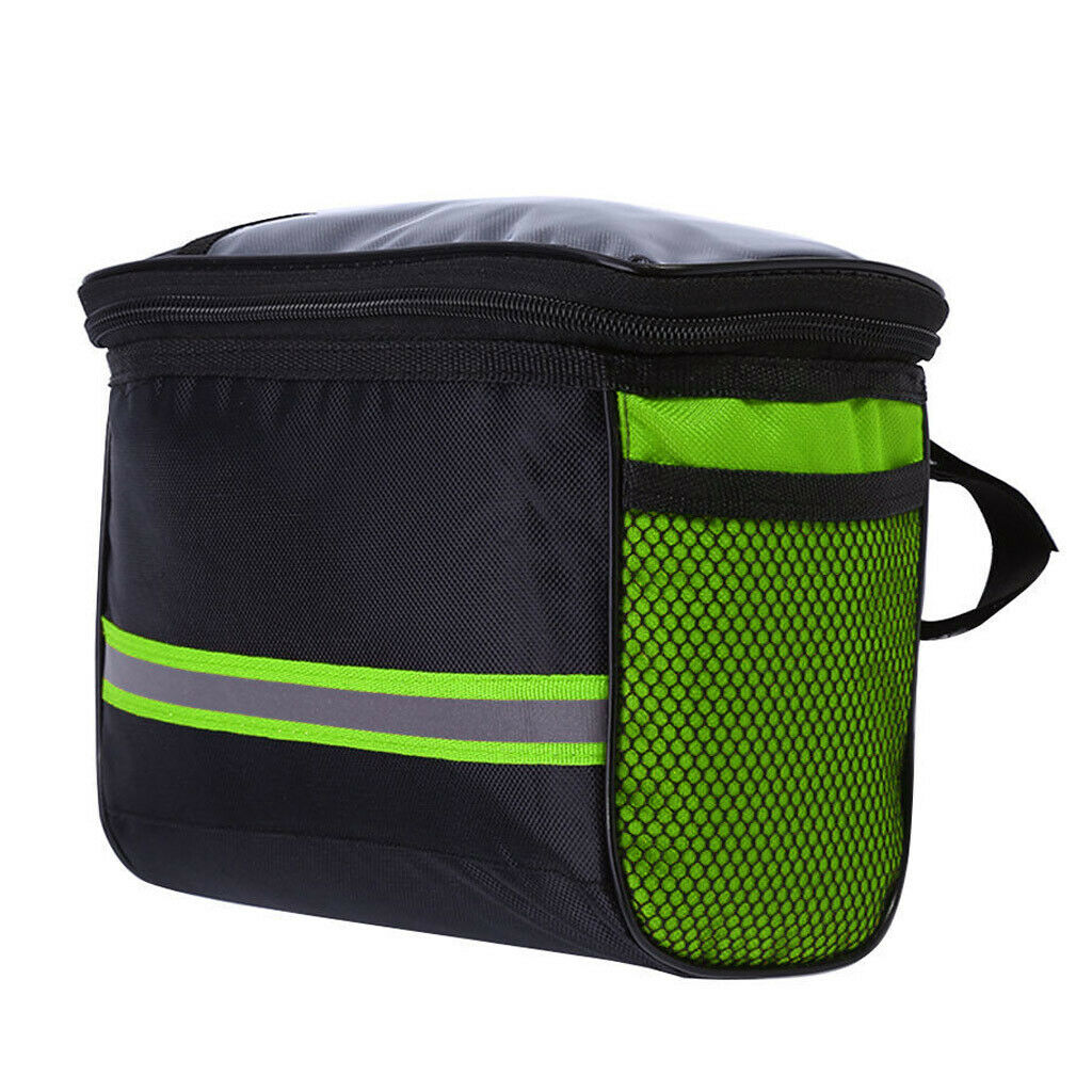 2x Waterproof Bike Handlebar Bag Outdoor Bicycle Front Pouch Pack Organizer