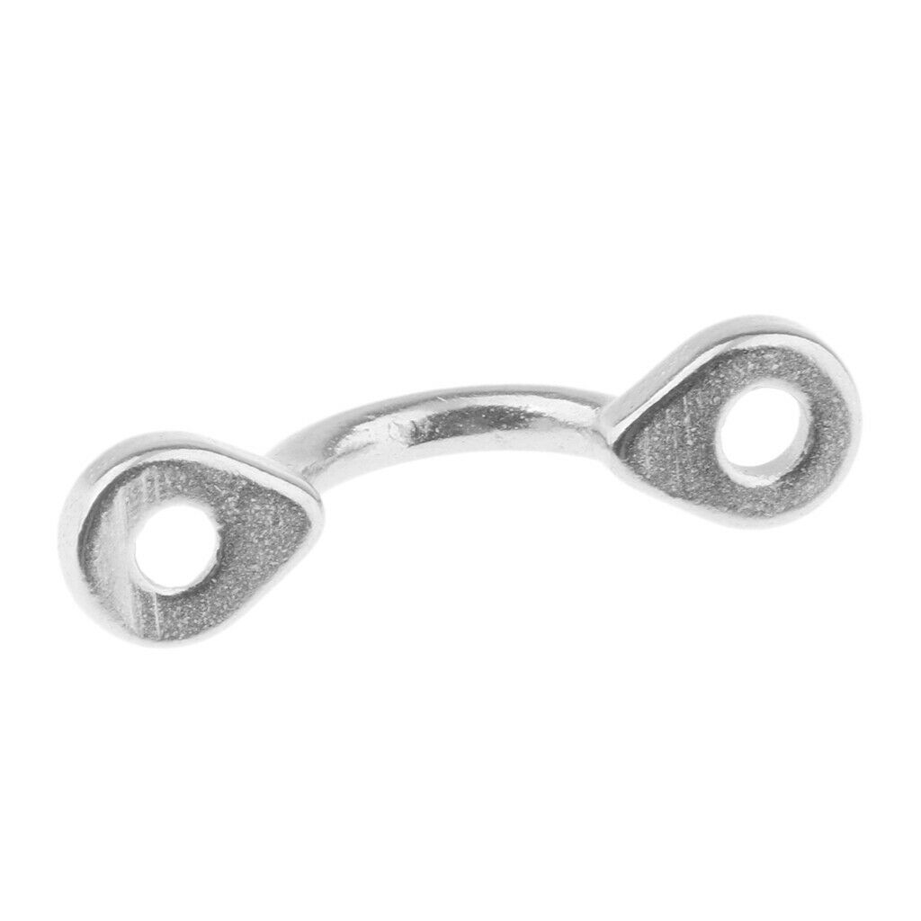 Stainless Steel Bimini Boat Top Pad Eye Straps Tie Down Kayak Deck Loops