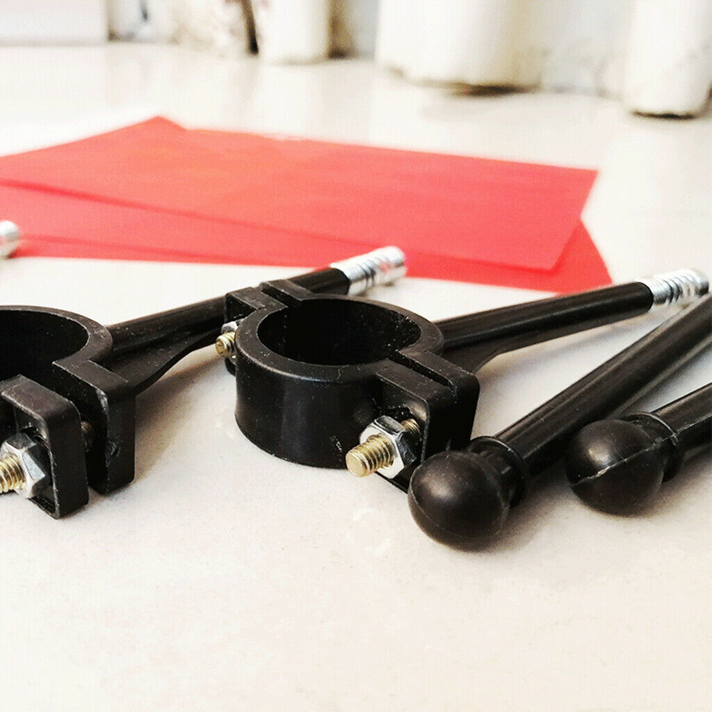 2x Universal  National Flags for Bike Scooter Motorcycle Handlebar