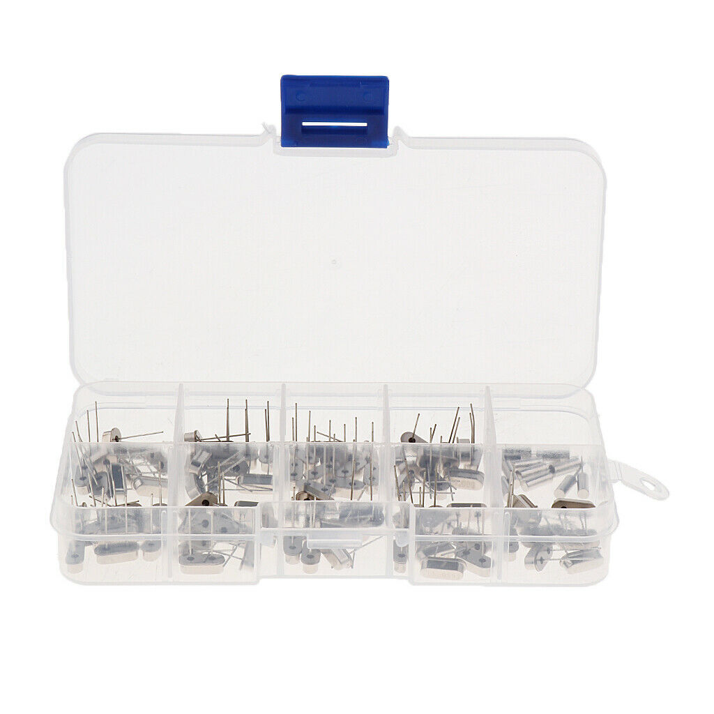 Set Of 100 Quartz Crystal Oscillator Resonator Assortment Kit 10 Value High
