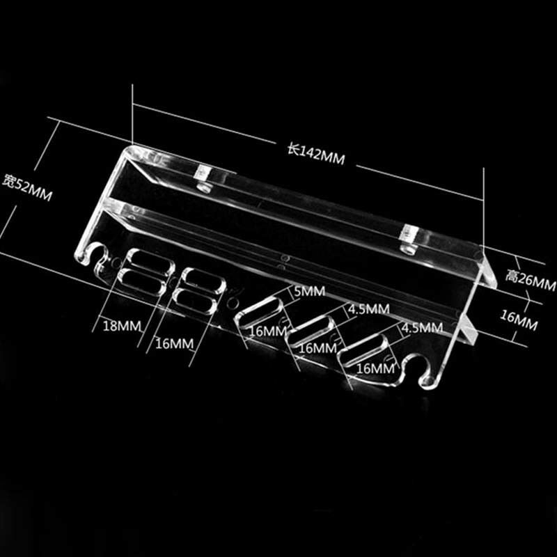 Acrylic water plant tool maintenance side holder aquarium tank tweezer scisso TL