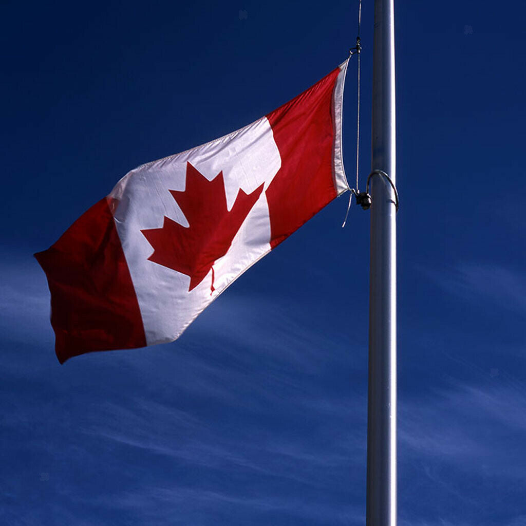 Canada Leave Flag And United Kingdom Flag Large Banner 150 * 90cm / 5 * 3 Feet
