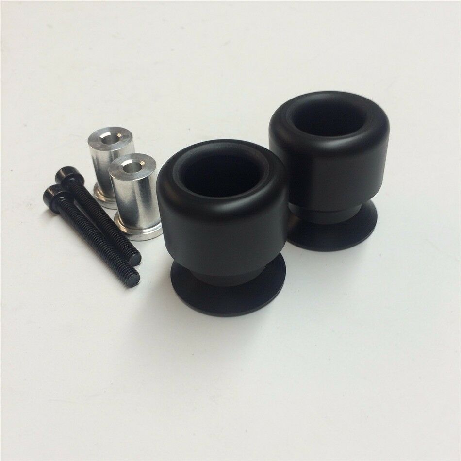 Black Swingarm Spools with 6mm thread For Yamaha FZ-1 FZ6 FZ8  FZS1000 FZS600 R1