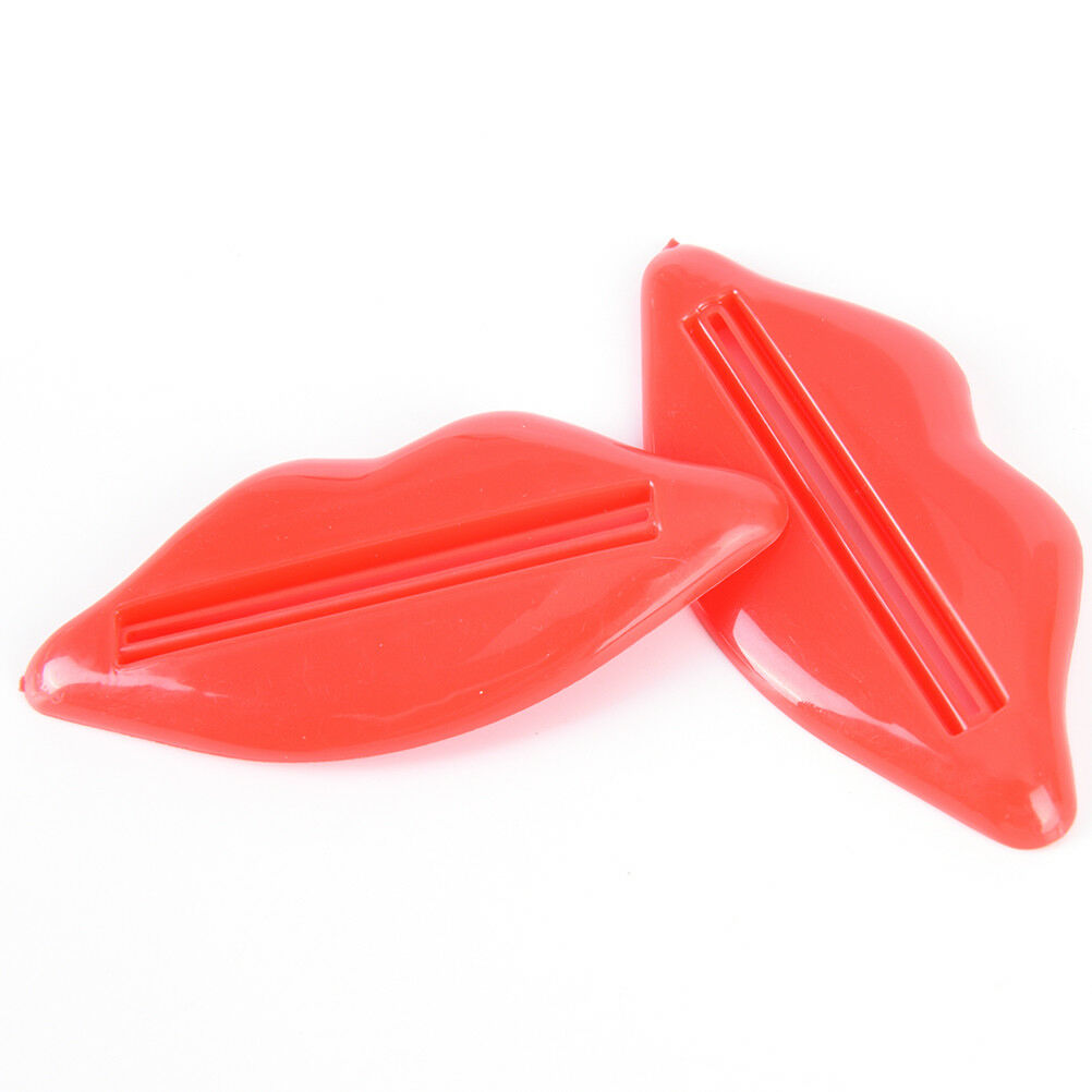 Bathroom Dispenser Toothpaste Mouth Shape Tooth Paste Squeezer MD J ~（BDAU