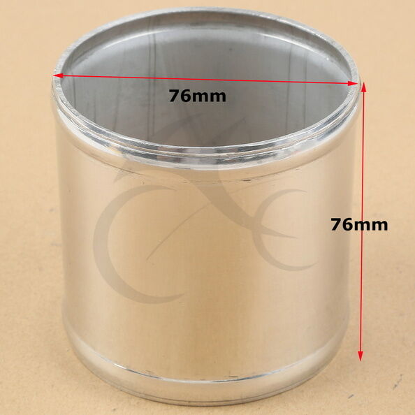 Alloy Aluminum Hose Adapter Joiner Pipe Connector Silicone 76 mm 3" inch