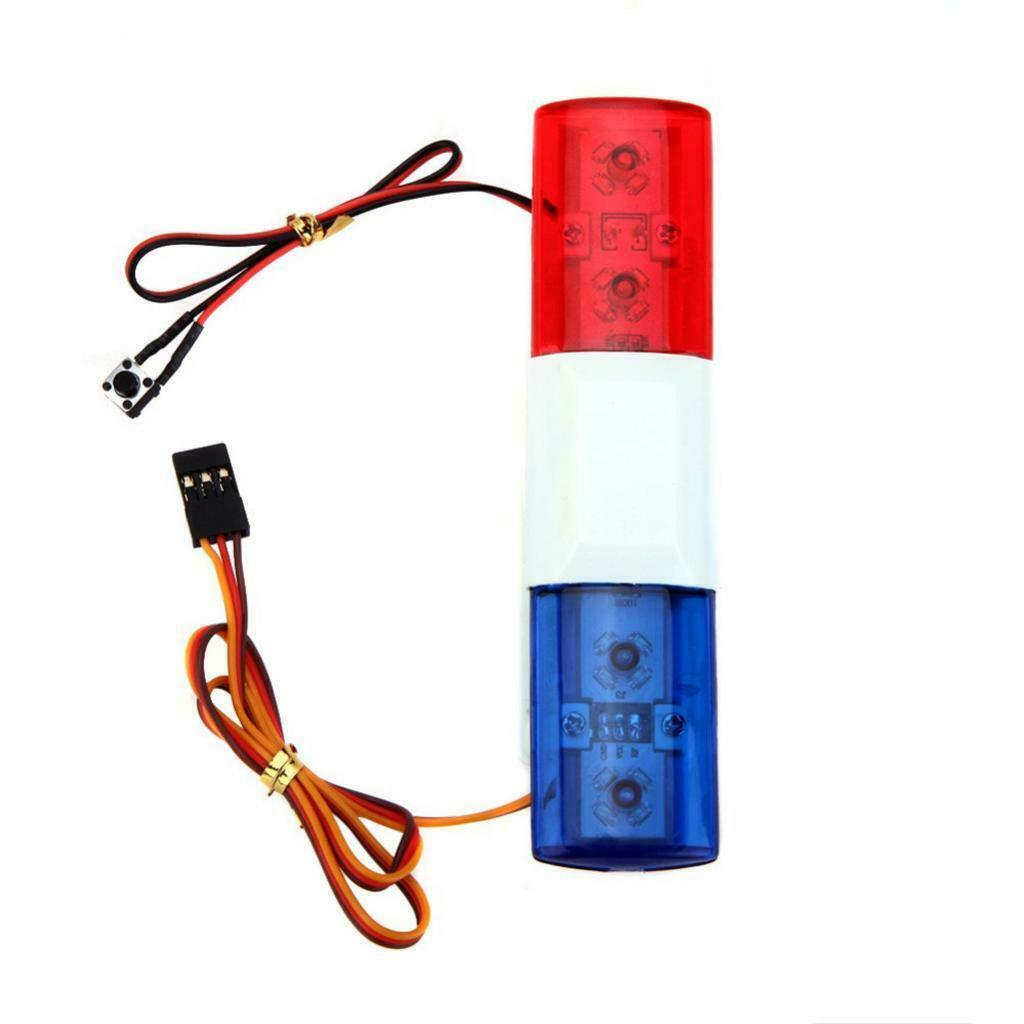 1x Durable alarm light LED lamp CH3 for 1:10 1: 8 RC caterpillar refit