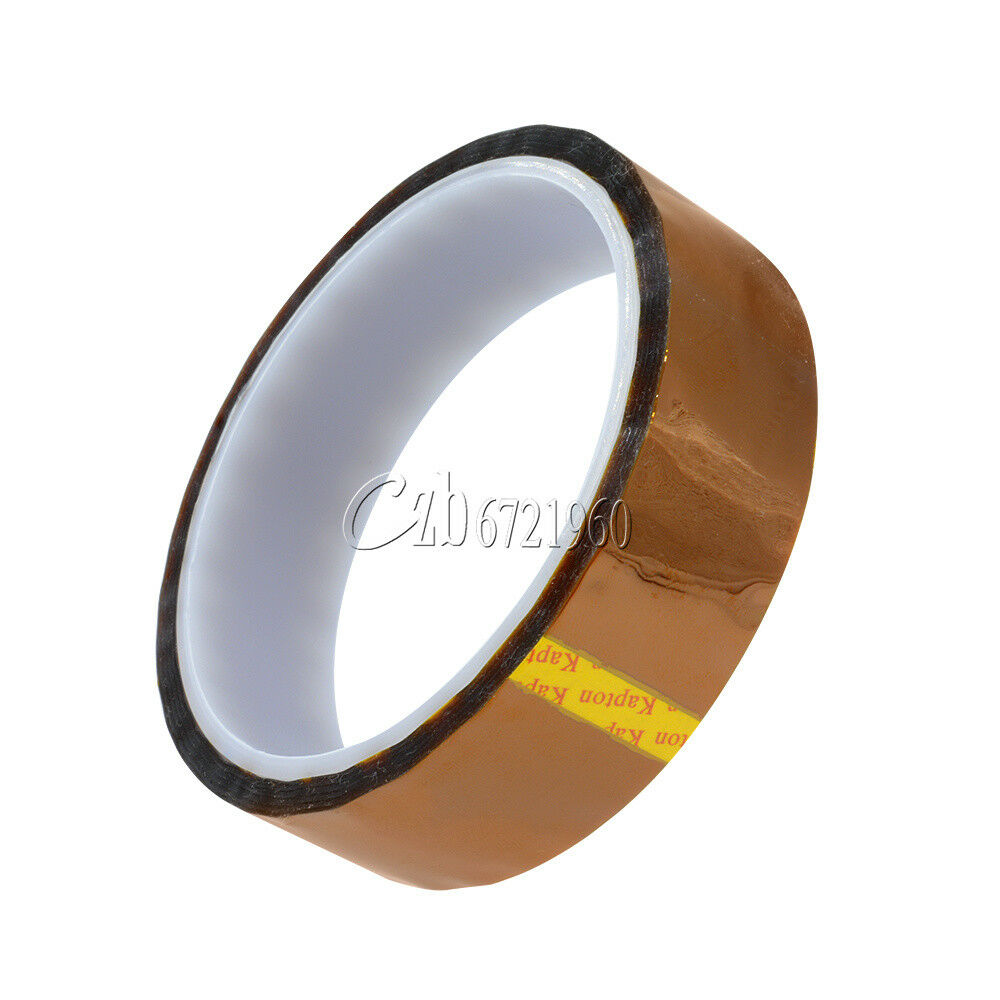25mm x 30M Tape Sticky High Temperature Heat Resistant Polyimide
