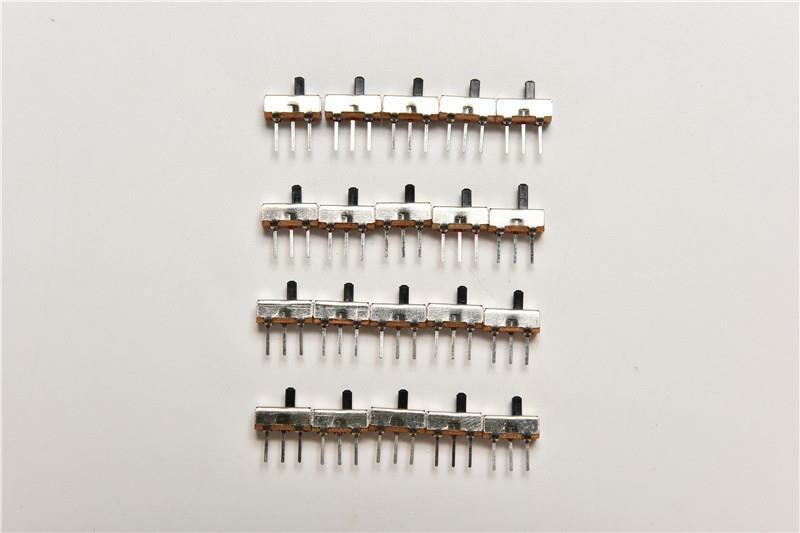 20X SS12D00G3 2 Position SPDT 1P2T 3 Pin PCB Panel Vertical Slide Switch A WF