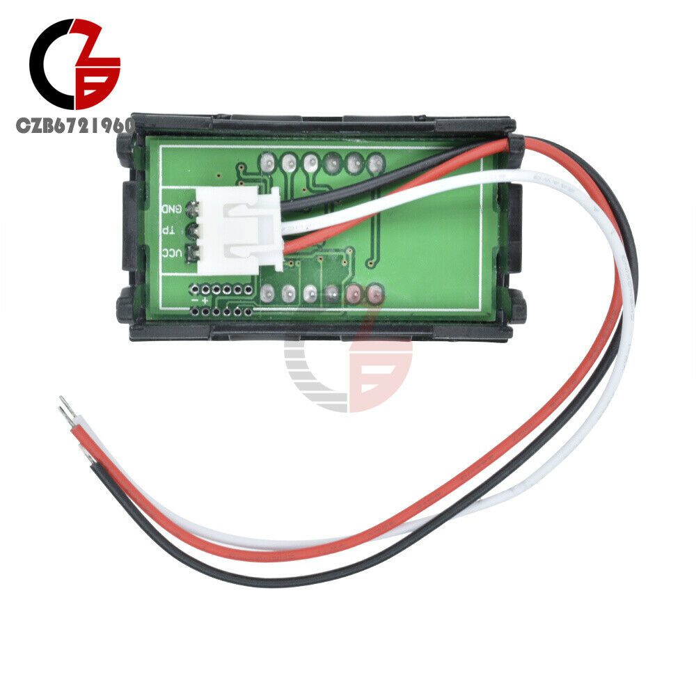 Blue LED Display DC 0V to 99.9V Panel Meter Three Wires Mini Digital Voltmeter