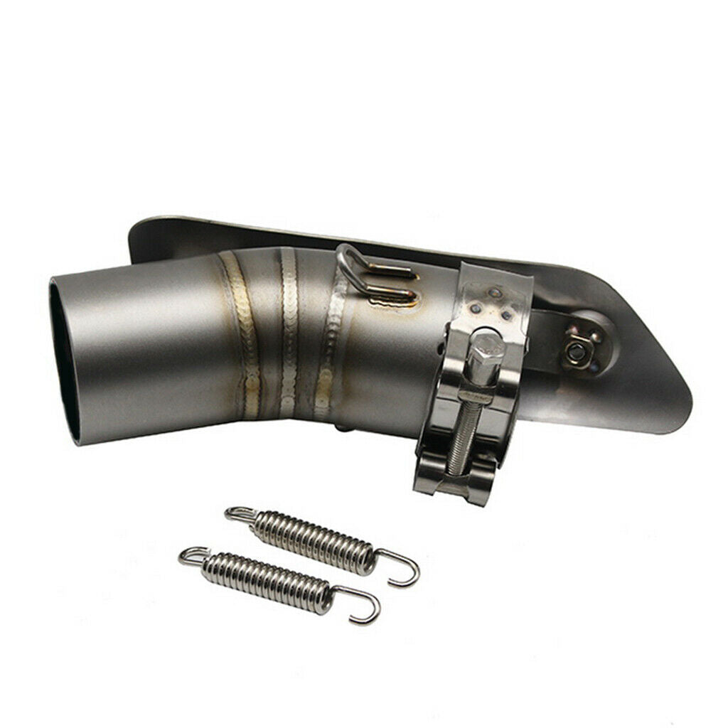 Motorcycle Exhaust Vent Middle Link Connection Pipe Slip-on 51mm 2 inch Adapter