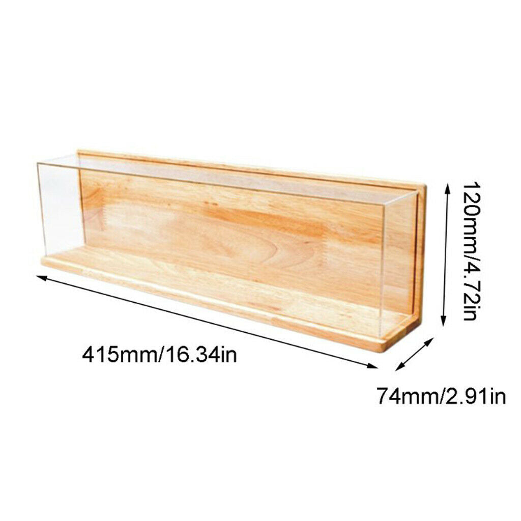 Clear Acrylic Display Case, Mounting Countertop Box  Organizer, Dust-proof