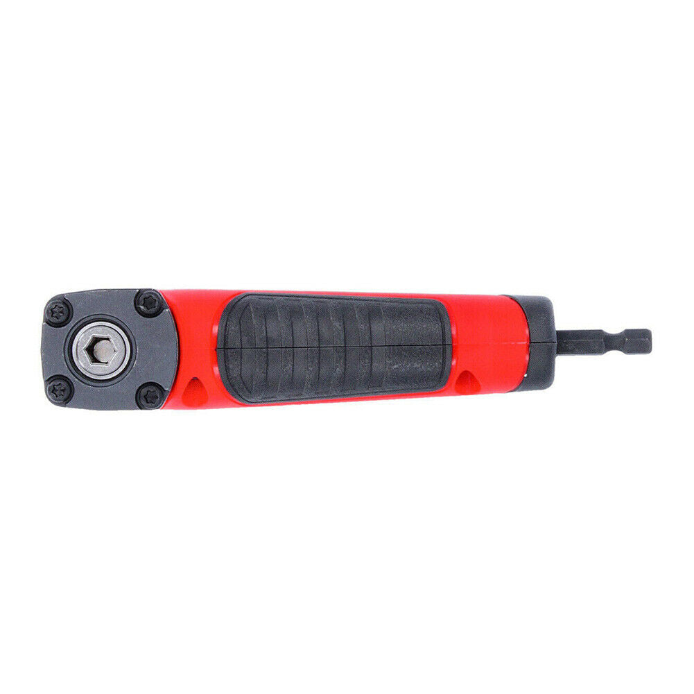 90°Right Angle Drill Adapter Extension Screwdriver Socket Holder Attachment Tool
