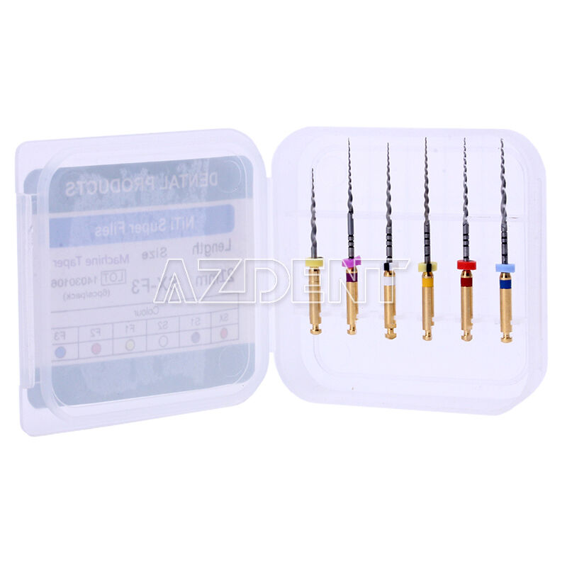 10X Dental Endodontic NiTi Super Rotary Files Root Canal Engine Use SX-F3 21MM