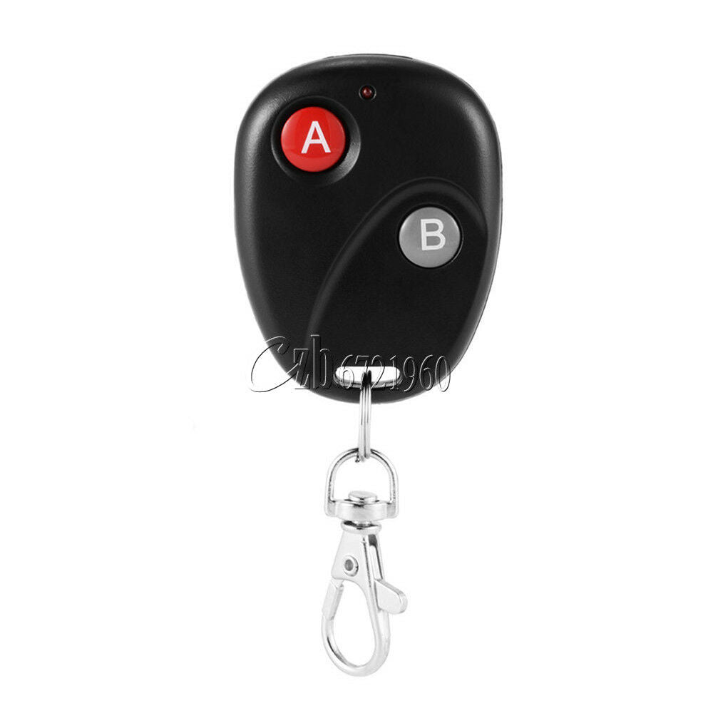DC 12V RF Remote Control Key Garage Gate Door Transmitter Wireless 433MHz