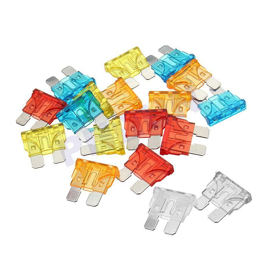 Automotive Blade Fuse Assortment Car Boat 10 Way Circuit Standard Blade Fuse Box