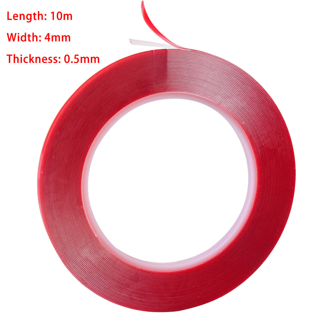 4mm Double-sided Clear Transparent Acrylic Foam Adhesive Tape 10M Long