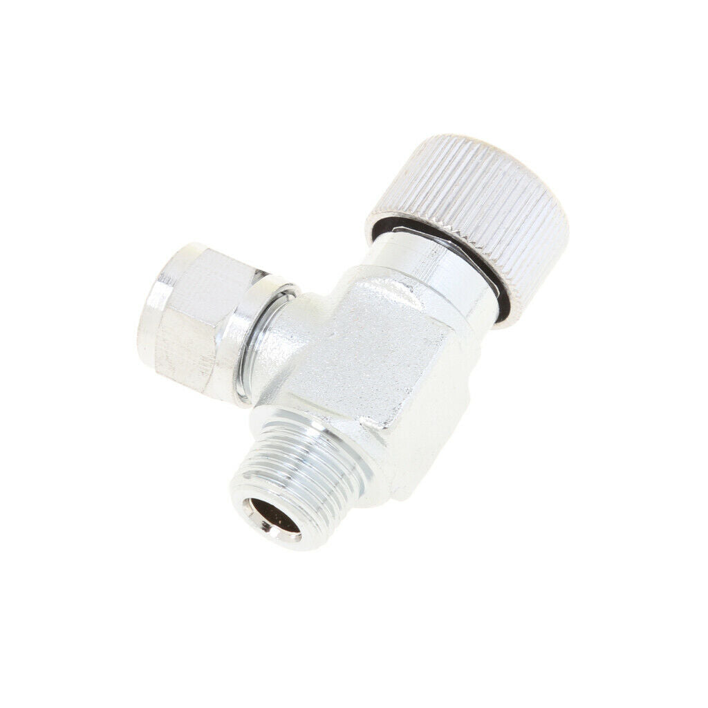One Way Aluminum Precise CO2 Needle Valve Regulator for Aquarium Plant Tank