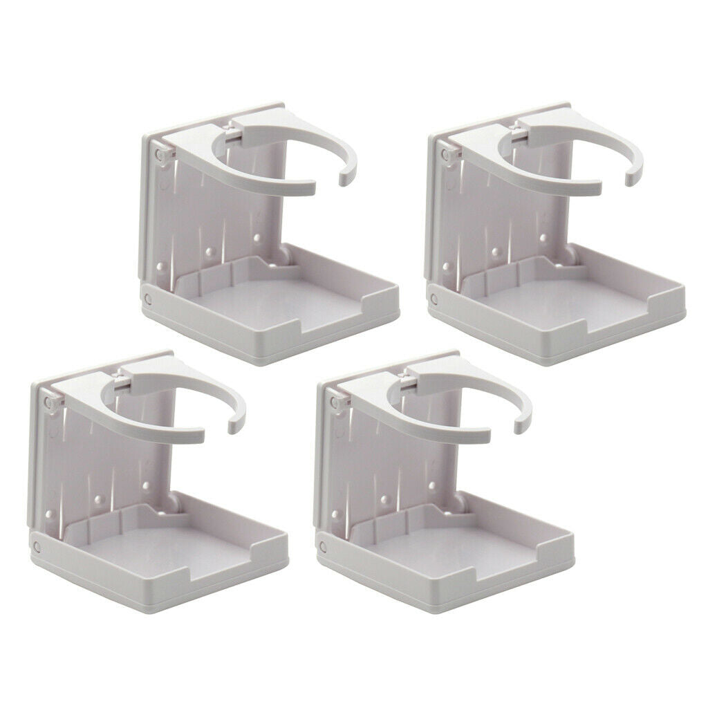 4 Pieces Drink Holder Folding Adjustable for Cars Boats RV Caravan Yacht