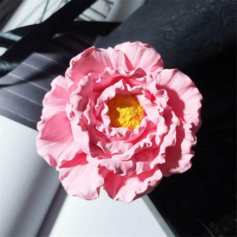 Peony flower Rose Flower Silicone Mold Handmade Flower Candle DIY Soap Mold