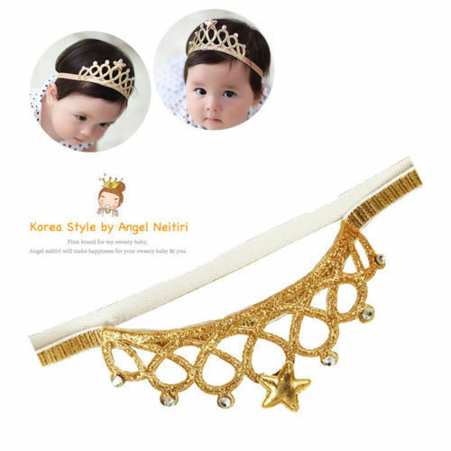 Enfant Cheveux Bande Nouveau NÃ© Beau 2 Couleurs Coiffure FÃªte (L49)