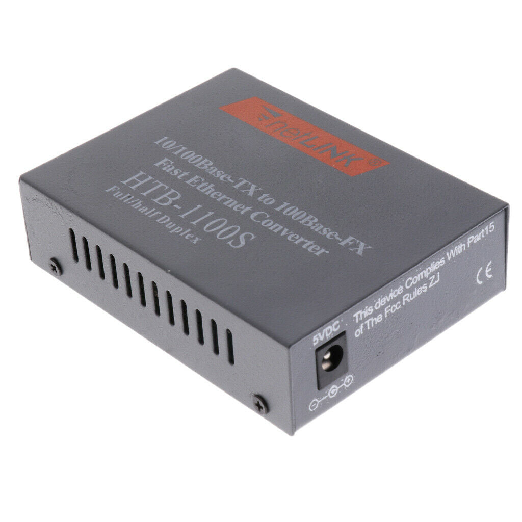 Fiber optic converter HTB 1100s 10 / 100Mbps Ethernet single mode 25KM