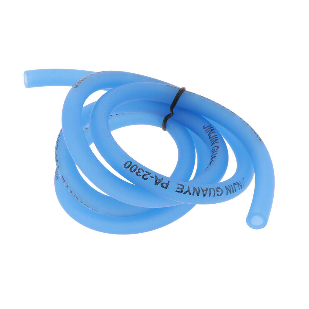 Blue Motorcycle Dirt Bike ATV Gas Oil Hose Fuel Line Petrol Tube Pipe(5mm x 8mm)