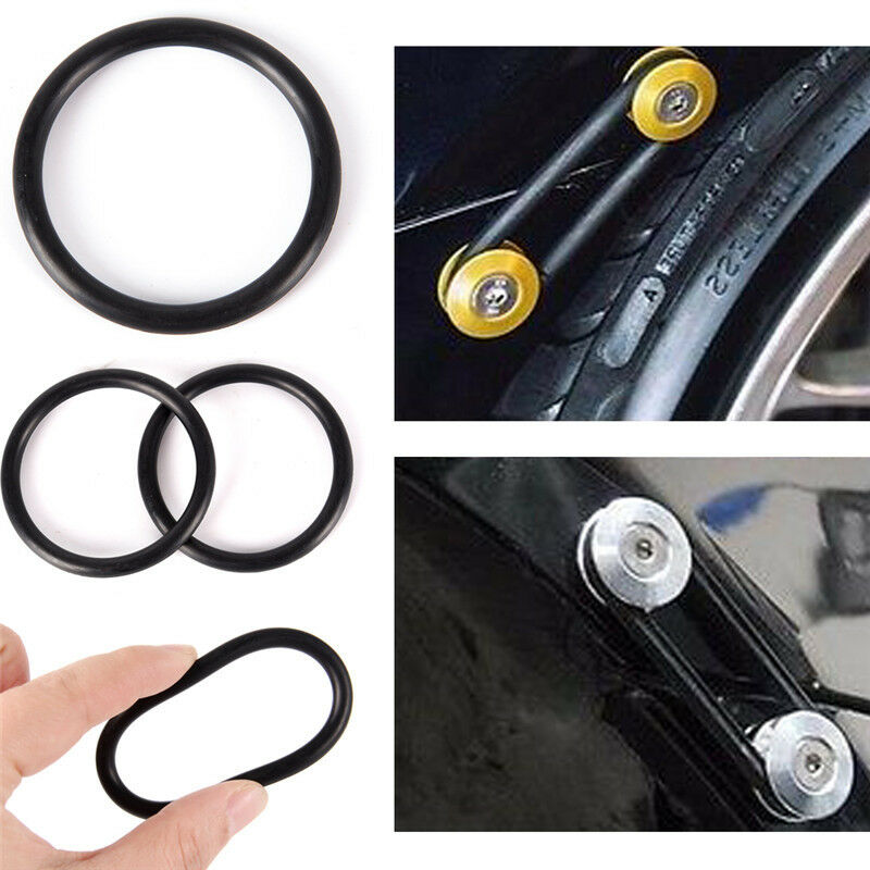 4Pcs Rubber O-Ring Fastener Kit High Strength Bumper Quick Release Replaceme Xz