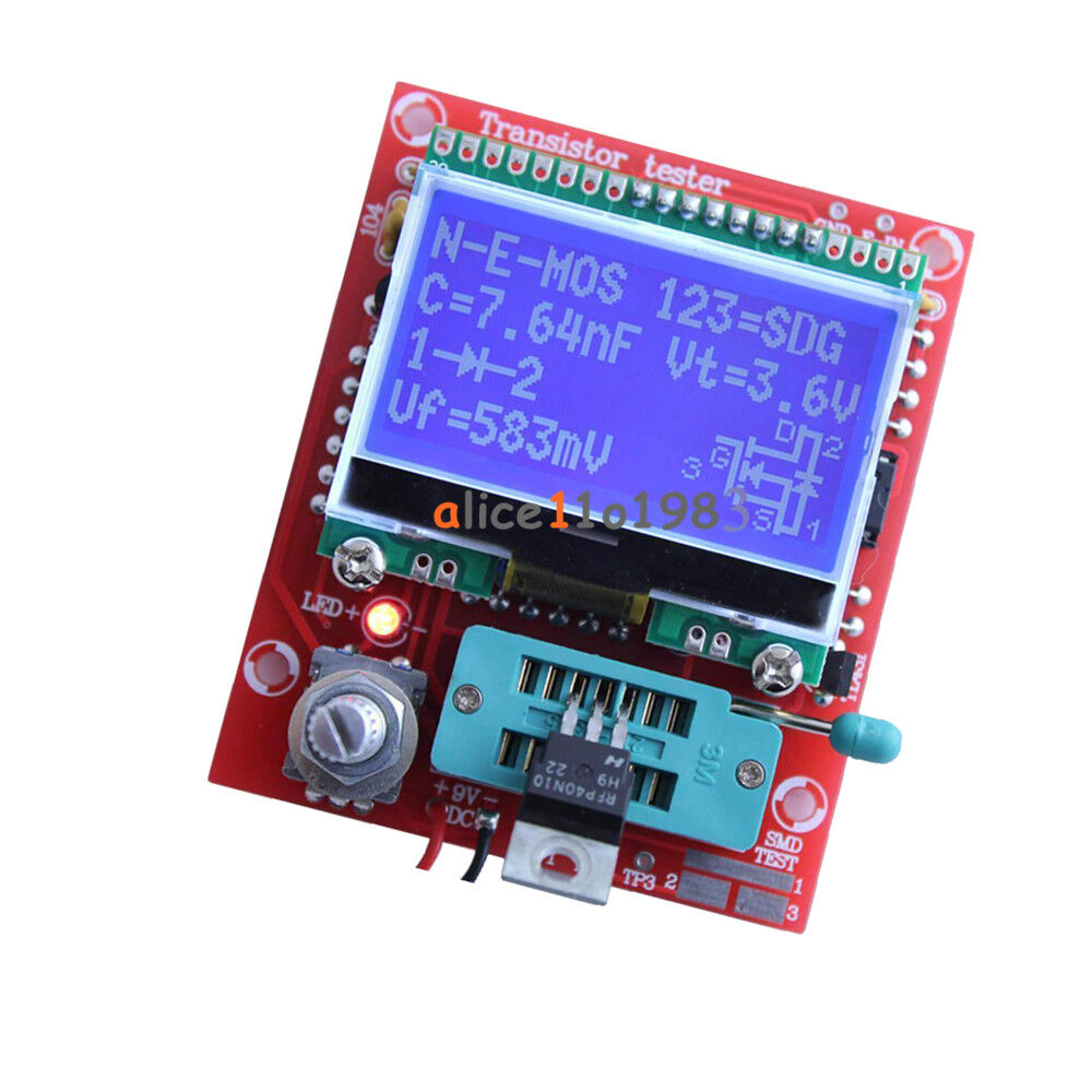 M328 LCD 12864 Transistor Tester DIY Kit Diode Triode Capacitance LCR Meter