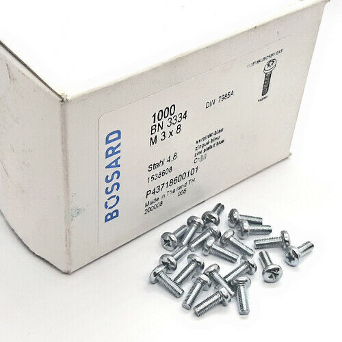 [300pcs] 1538608 M3X8/BN3334 DIN7985A SCREW