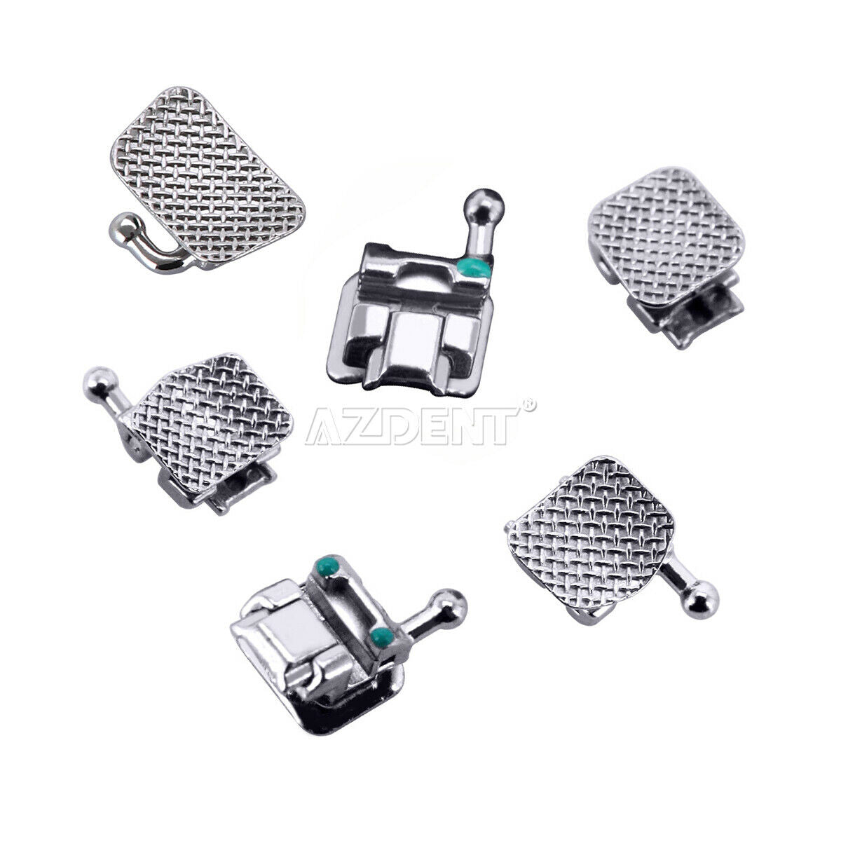 Dental Orthodontic Self-Ligating Brackets Braces MIM Roth 022 Hook 345 AZDENT