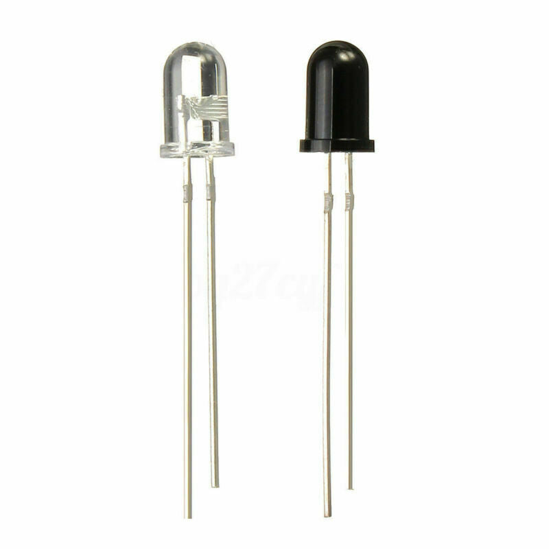 20pcs 5mm 940nm Universal LED IR Infrared Emitter Emission and Receiver Diode