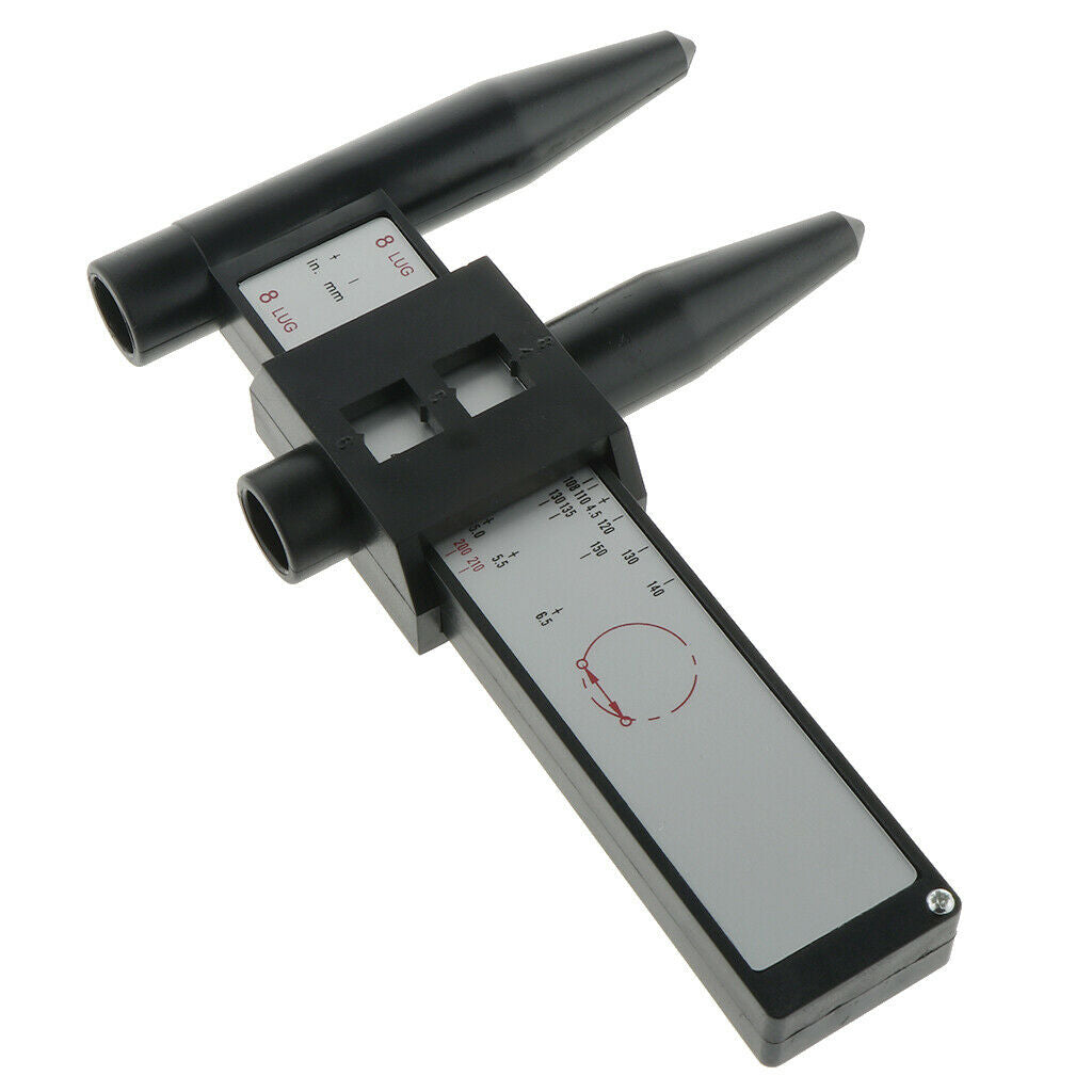 Wheel Rim  Pattern Measure Gauge Tool Common 4 5 6 8 Lug Car PCD Ruler