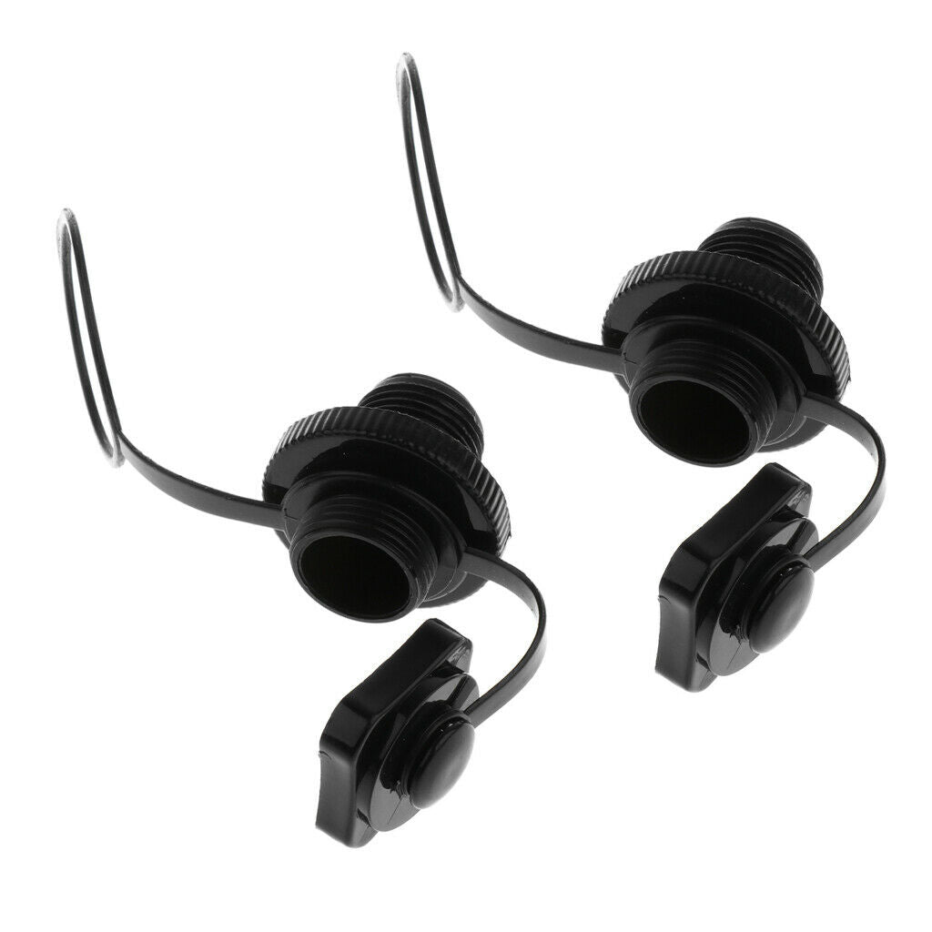2x Premium Air Valve Caps Kayak Fishing Boston Valve Airbed Raft Fit Blocker