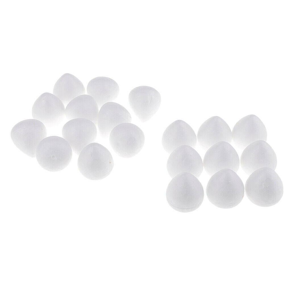 40Pcs Styrofoam Foam Foam Crafts Birthday Kids Creative Painting Supplies