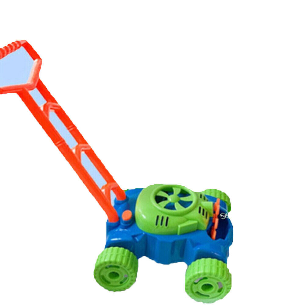 Children Electronic Bubbles Blowing Garden Lawn Mowing Toys Birthday Gift