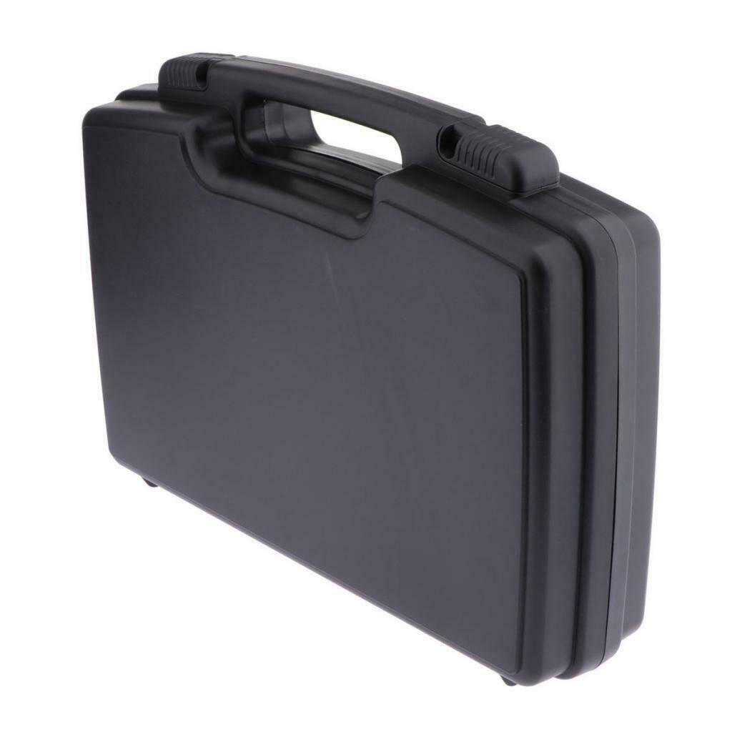 For PGX24 Microphone Hard Carrying Case Suitcase Bag with Foam Liner, Black;