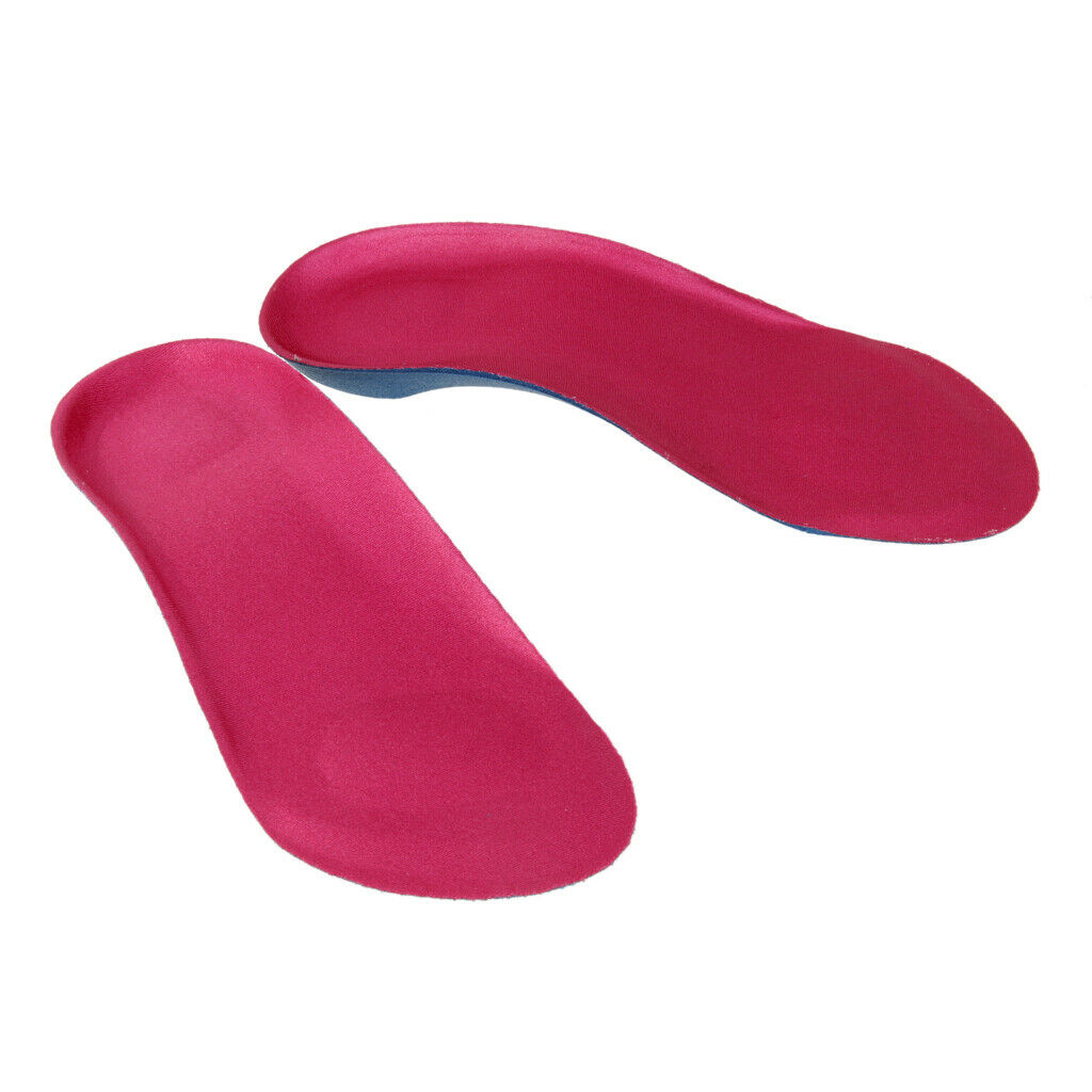 3/4 Velvet Fabric Insoles Cushion Arch Support Pads Foot Pain Relief