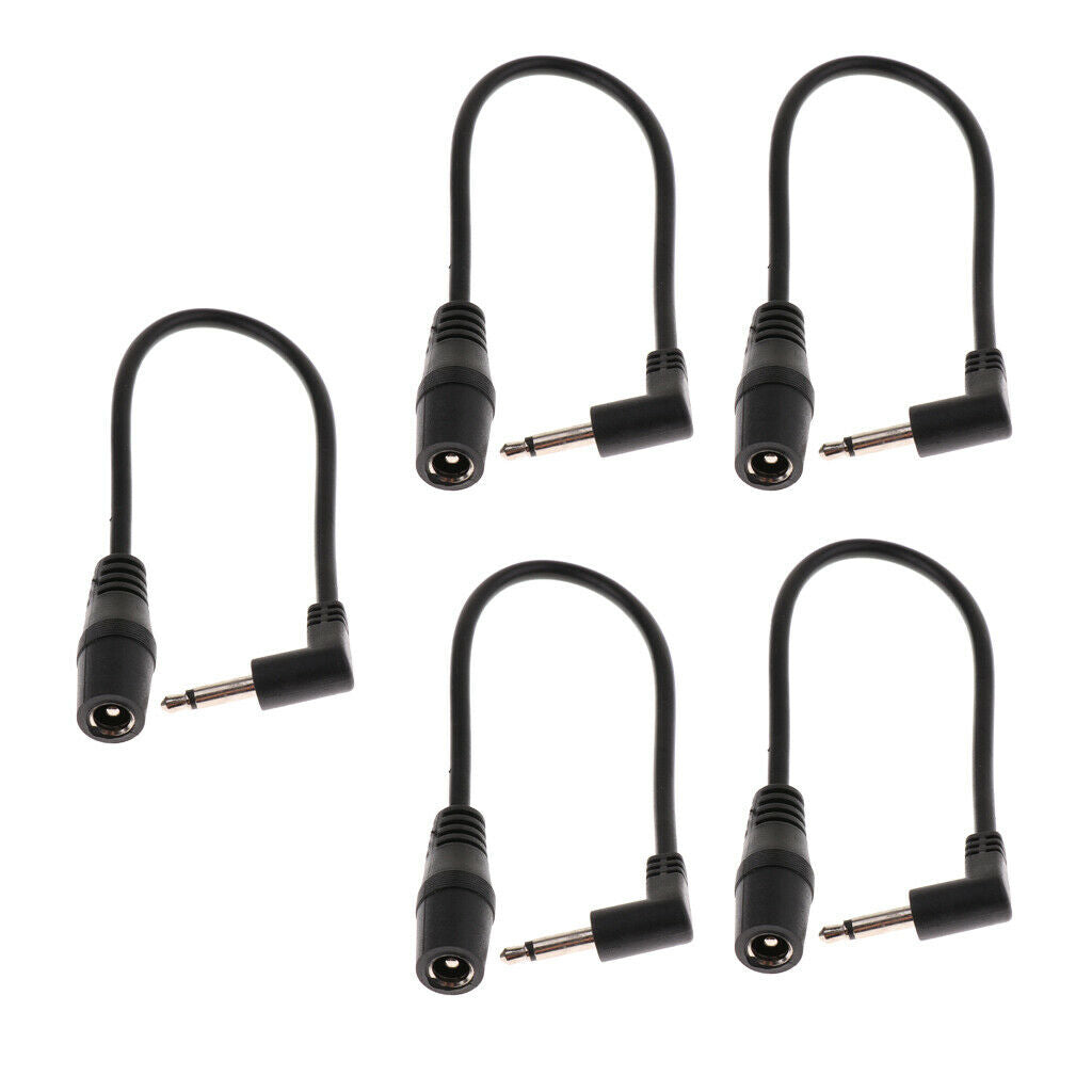 5 Pcs Stright Right Angle Guitar Effect  Cable