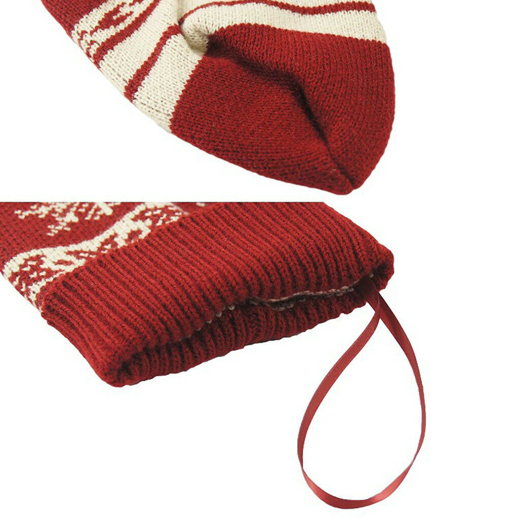 Christmas Stocking Sock Gift Bag Xmas Tree Hanging Decor Christmas Trees