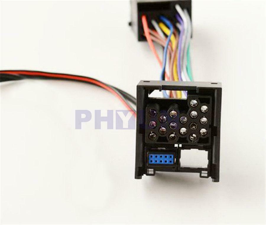 1PC 10Pin AUX IN Port Car Lossless Audio Cable For BMW E46 3 Series 2002-2006