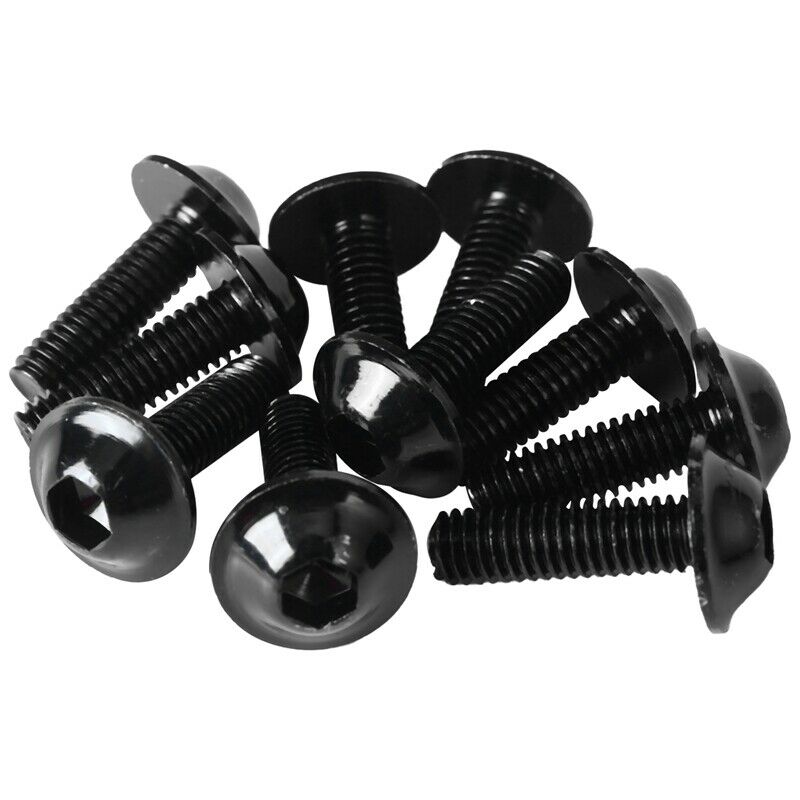 10X 6Mm Universal Motorcycle Fai Body Bolts Scooter Nuts Bolts M6 Spire Speed U3