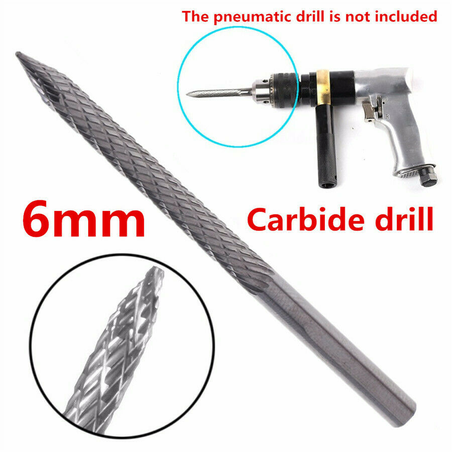 6mm carbon steel nail mushroom drill flat tire repair pneumatic bit tire repair