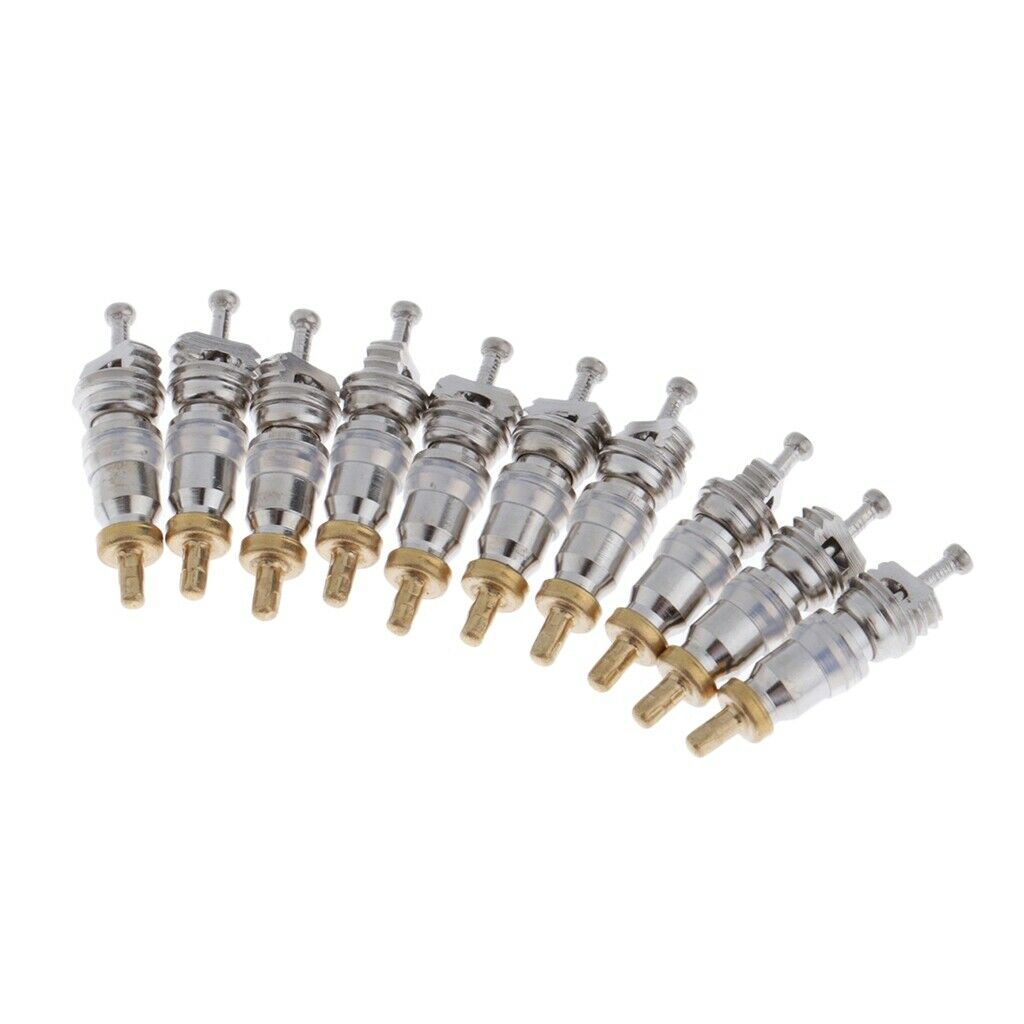 10Pcs R410 Brass Air Conditioner Valve Cores Replacement AC Accessories