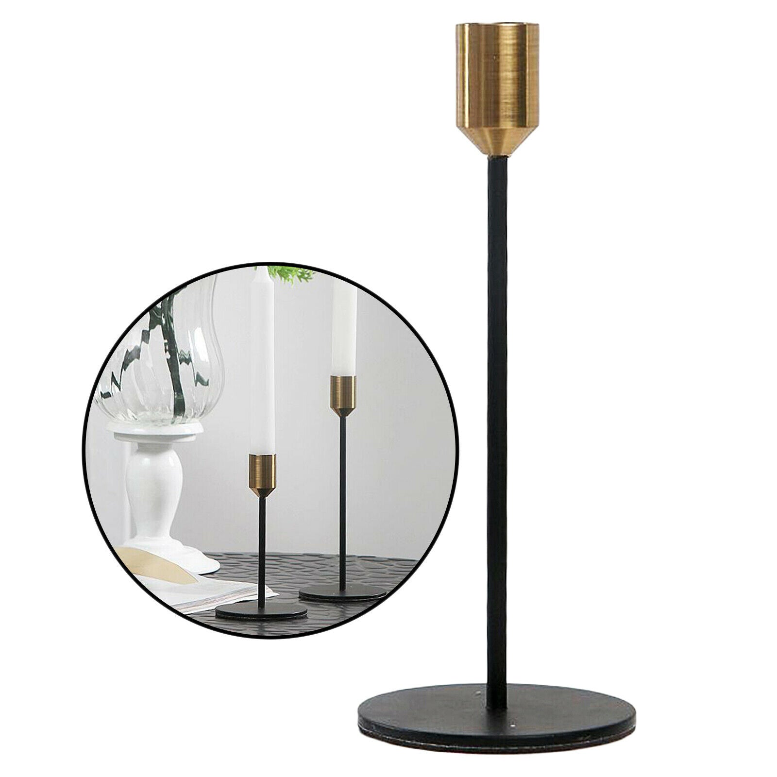 Taper Candle Holder Candlestick Table Centerpiece Wedding Dinner Ornaments L