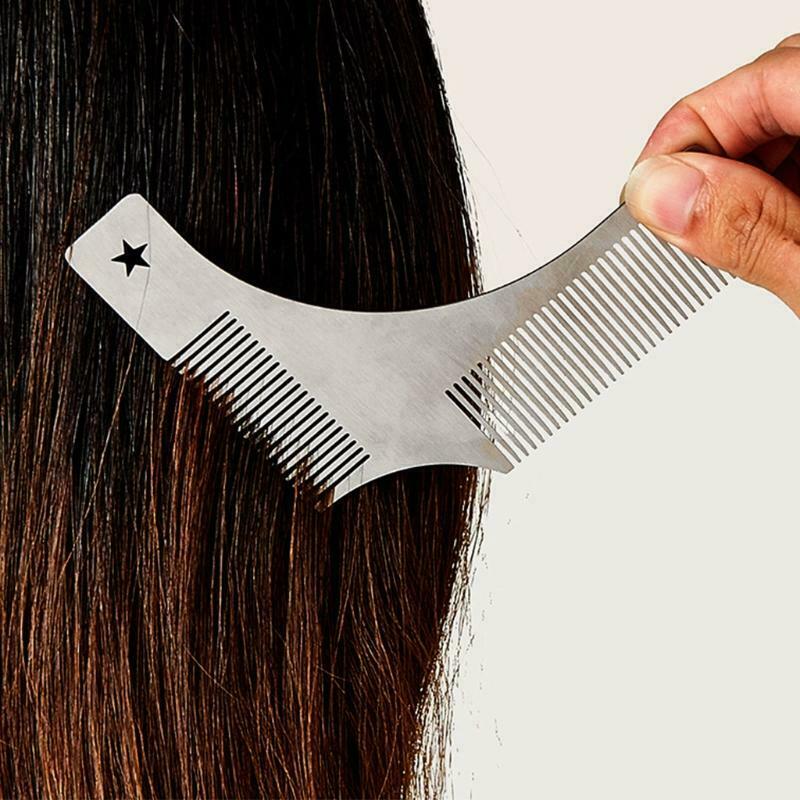 Beard Shaping and Styling Tool with inbuilt Comb for Perfect Line up and Edging