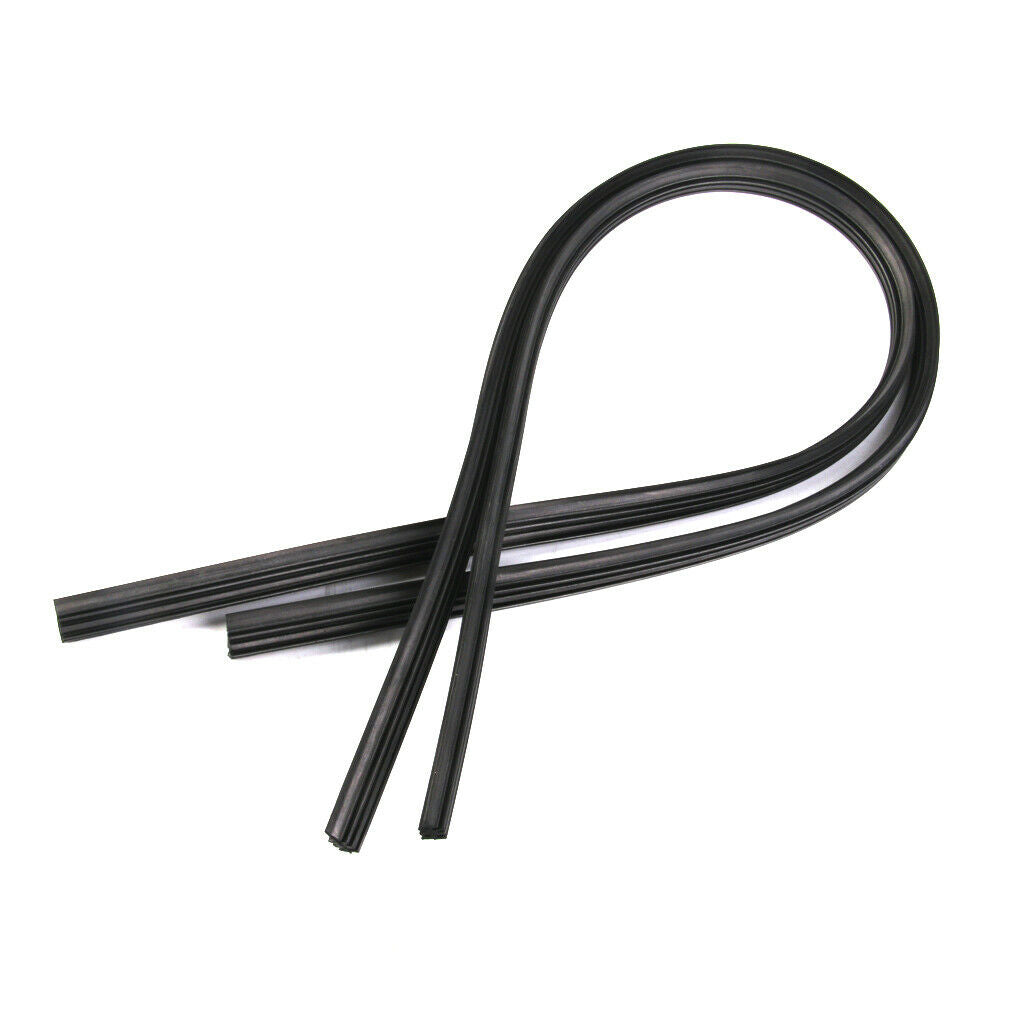 2pcs Premium Wiper Blade Rubber Strips Replacement Refill 28" Universal