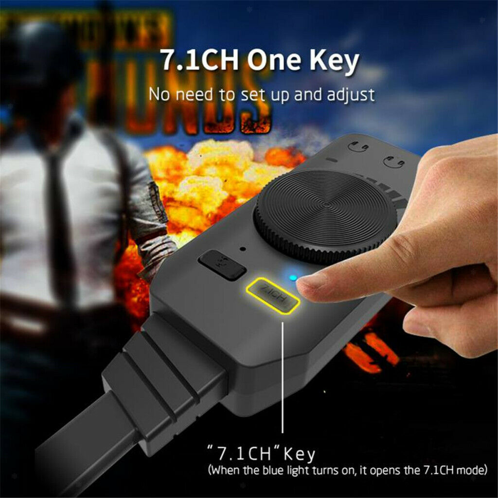 Virtual 7.1CH Channel USB 2.0 Audio Sound Card Adapter No External Power