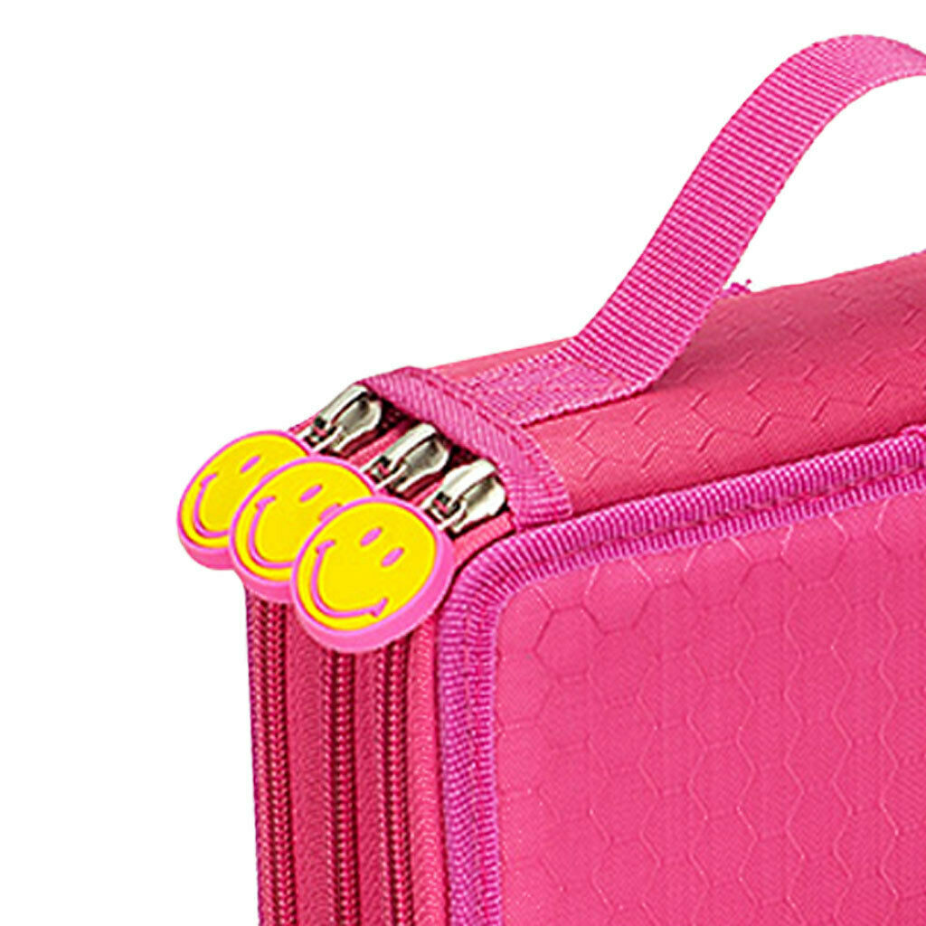 3 Layers Pencil Pen Case Makeup Travel Pouch Storage Organizer Bag 55 Holes