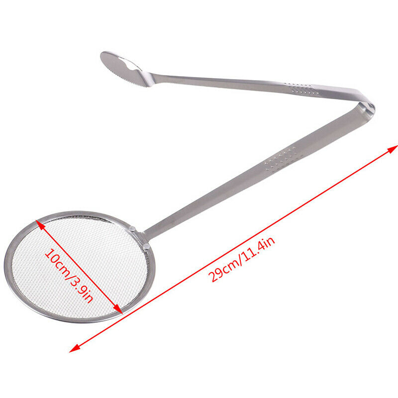 Stainless Steel Spoon Kitchen Oil-frying With Clip Kitchen Strainer Acces.l8